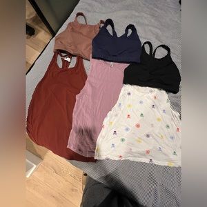 Athleta women workout top bundle (tank top + sportsbra), size small